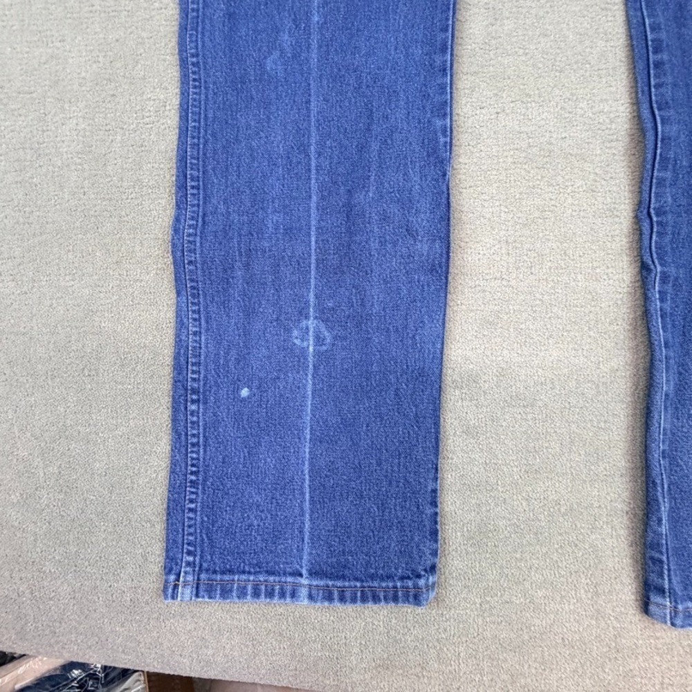 Vtg Wrangler Cowboy Cut Jean Mens Actual Fit 38x36 Blue Faded Denim Straight Leg - Picture 12 of 13